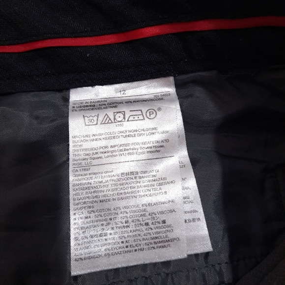 Banana Republic | Grey pattern Sloan fit women's pant - Picture 11 of 13